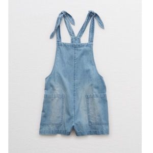 Aerie Easy Chambray Shortall